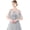 Grey, variant on Women's Floral Lace Scarf Shawl Wedding Bridal Cape Shoulder Covers
