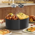 thumbnail image 4 of Silicone Slow Cooker Liners fit Crock-Pot 7-8 Quart Oval Slow Cookergsrfdtdfyujfygyugtftrderdrtujrfdcruyftftyfdedsryhsderdhctgrfdujf ✅ 6-7QT (2 Compartment) ✅ 6-7QT (2 Compartment), 4 of 5