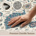 thumbnail image 6 of ODIKA 8'x10' Washable Area Rug Livingroom Vintage Boho Ornate Center Motif Large Distressed for Living Room, Under Sectional, Family , Durable, Non-Slip, 6 of 7