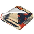 thumbnail image 2 of Bingfone American Bald Eagle A Print Flannel Fleece Blanket Throw Blanket for Bed,Sofa,Couch,Travel,Camping(50"x40" ), 2 of 8