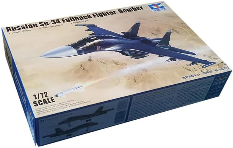 Trumpeter 01652 1/72 Russian Su-34 Fullback Fighter-Bomber Plastic Aircraft Kits
