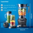 thumbnail image 3 of Licuadora NutriBullet 3 Velocidades con Jarra de 64 oz y  Función Pulse y Programa Extract 1200W Reacondicionada, 3 of 11