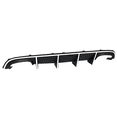 thumbnail image 4 of Ikon Motorsports Compatible with 15-23 Charger SRT Quad Exhaust Rear Diffuser with White Reflective Tape, 4 of 9