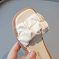 thumbnail image 7 of 5-6 Years Little Big Girls Sandals Soft Sole Anti-Slip Summer Princess Dress Toddler Shoes Baby Girls Cute Wrinkle Non-slip Soft Sole Beach Roman Sandals Slippers Beige, 7 of 7