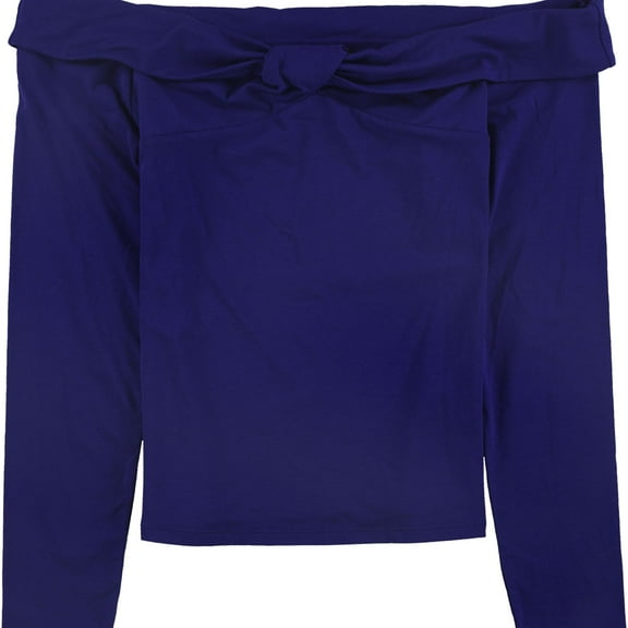 Guess Womens Twist-Front Off The Shoulder Blouse