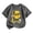 AB330 Dark Gray, variant on Bainana Boys Short Sleeve T Shirts Baseball Print Loose Tops Big Kids Summer Tees