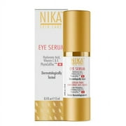 NIKA SKIN CARE - Eye Serum with Vitamin C & E, Hyaluronic Acid, Caffeine, and Swiss Apple Stem Cells - Day & Night