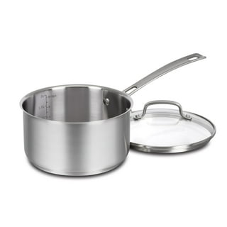 Cuisinart 1.5 Quart Saucepan w/Cover, Chef's Classic Stainless  Steel Cookware Collection, 719-16: Pot: Home & Kitchen