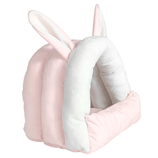 Camas cueva perfecl para conejillos de indias cama para conejos nido cálido hu rosa