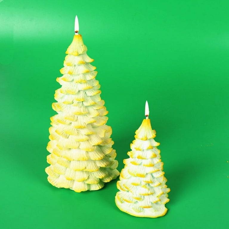 3D Christmas Pine Cone Silicone Candle Molds Beeswax Candles