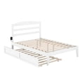 thumbnail image 2 of AFI Warren Solid Wood Full Bed with Twin Trundle in White, 2 of 6