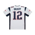 thumbnail image 3 of Men's Mitchell & Ness Tom Brady White New England Patriots 2000 Authentic Jersey, 3 of 7