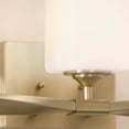 thumbnail image 2 of 55002CPZ Kichler Lighting Marette - 3 Light Soft Bath Vanity Approved for Damp Locations - with Soft Contemporary inspirations - 8 inches tall by, 2 of 10