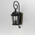 thumbnail image 3 of Maxim Dover DC Three Light 31-Inch Outdoor Wall Light - Bronze - 3025CDBZ, 3 of 5
