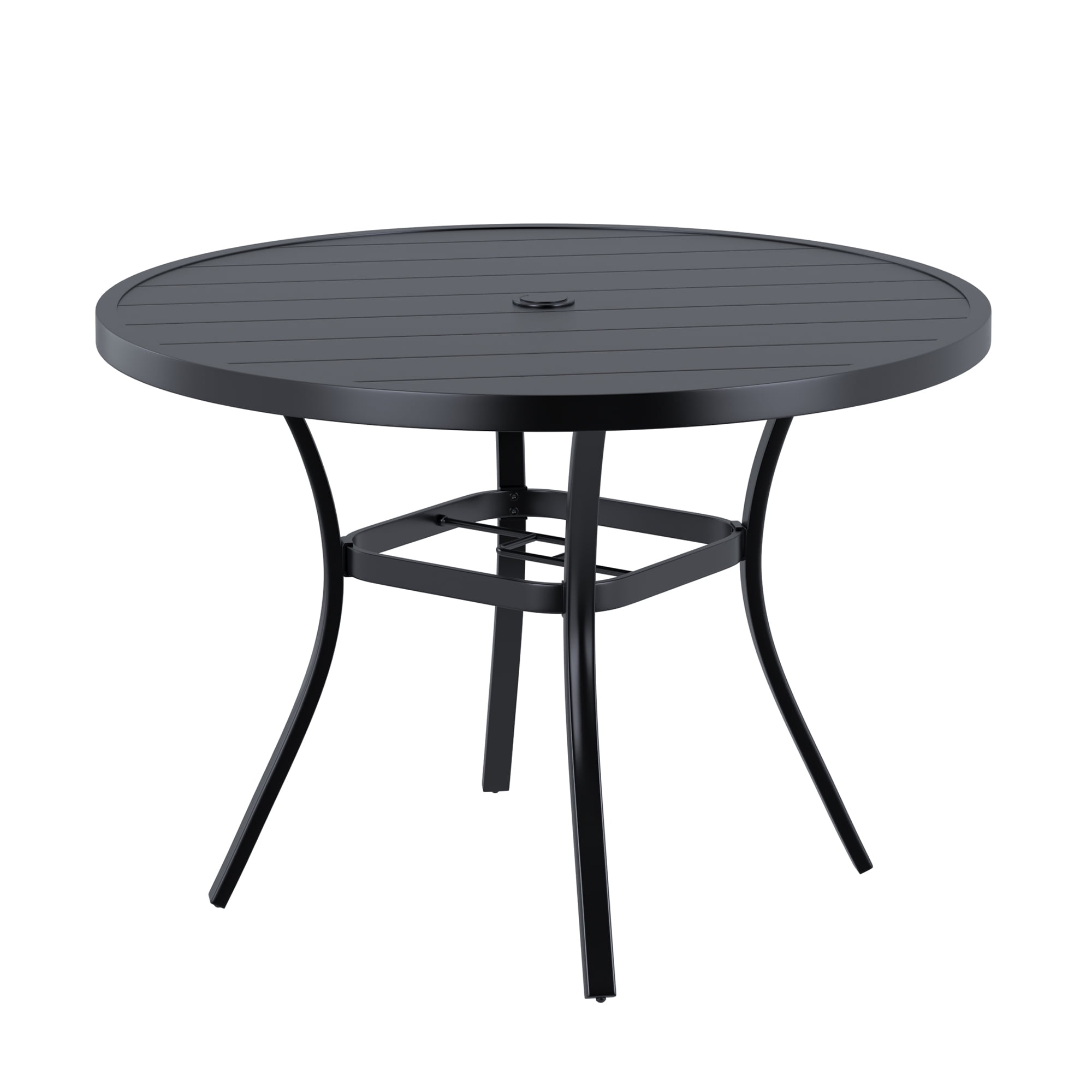 Metal round outdoor dining table new arrivals