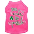 thumbnail image 4 of Pet Dog  Cat Shirt Screen Printed, "Too Cute To Pinch", 4 of 8