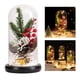 thumbnail image 4 of Adorno de vidrio con luz LED Adorno de vidrio Decoración de vidrio Decoración de vidrio para Frijol rojo rama de pino, 4 of 9