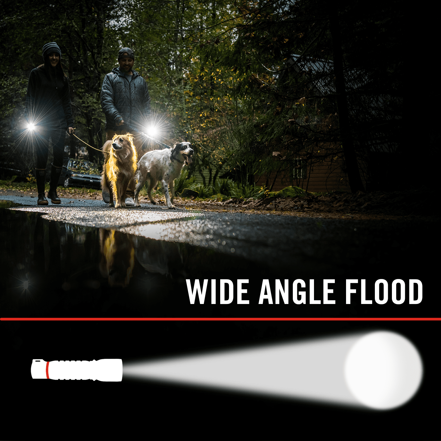 COAST FL60R Rechargeable Dual Power 450 Lumen Wide Angle Flood Beam Focusing LED Headlamp, 3.3 oz