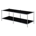 thumbnail image 4 of Convenience Concepts Table Basse Royal Crest en Verre Chromé et Noir, 4 of 6