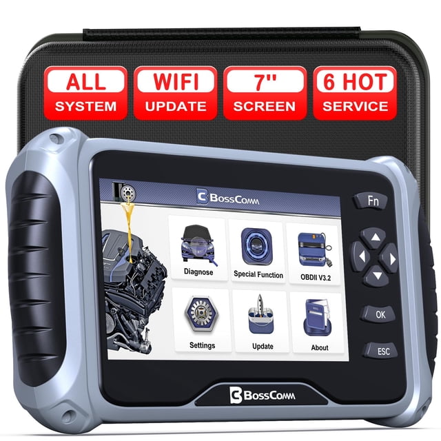 Herramienta de diagnóstico del escáner OBD2 BC BossComm IF745 All System