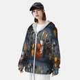 thumbnail image 5 of Kll Various Herbs Print Men'S Women’s Upf 50+ Sun Protection Outdoor Hoodie Jacket Long Sleeve Fishing Hiking Performance Shirt- Small, 5 of 8