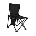 thumbnail image 3 of Lightweight Folding Camping Chair, Stable Portable Compact for Outdoor Camp, Travel, Beach, Picnic, Festival, Hiking, Backpacking, Supports 400Lbs Black Extra Large, 3 of 10