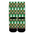 thumbnail image 2 of Function - 90's Cup Collage Fashion Socks Solo Soda Jazzy Paper Straw Pattern, 2 of 3