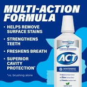 ACT Whitening Anticavity Fluoride Mouthwash, Gentle Mint, 16.9 fl. oz.
