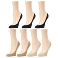 thumbnail image 6 of MeMoi No-Show Micro Shoe Liners 7-Pack - Womens - Female, 6 of 6