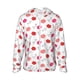 thumbnail image 1 of Fotbe Red Lips 1 Chaqueta con Protección Solar UPF 50+ para Hombre y Mujer, Camisa con Capucha y Bolsillos-3X-Large, 1 of 7
