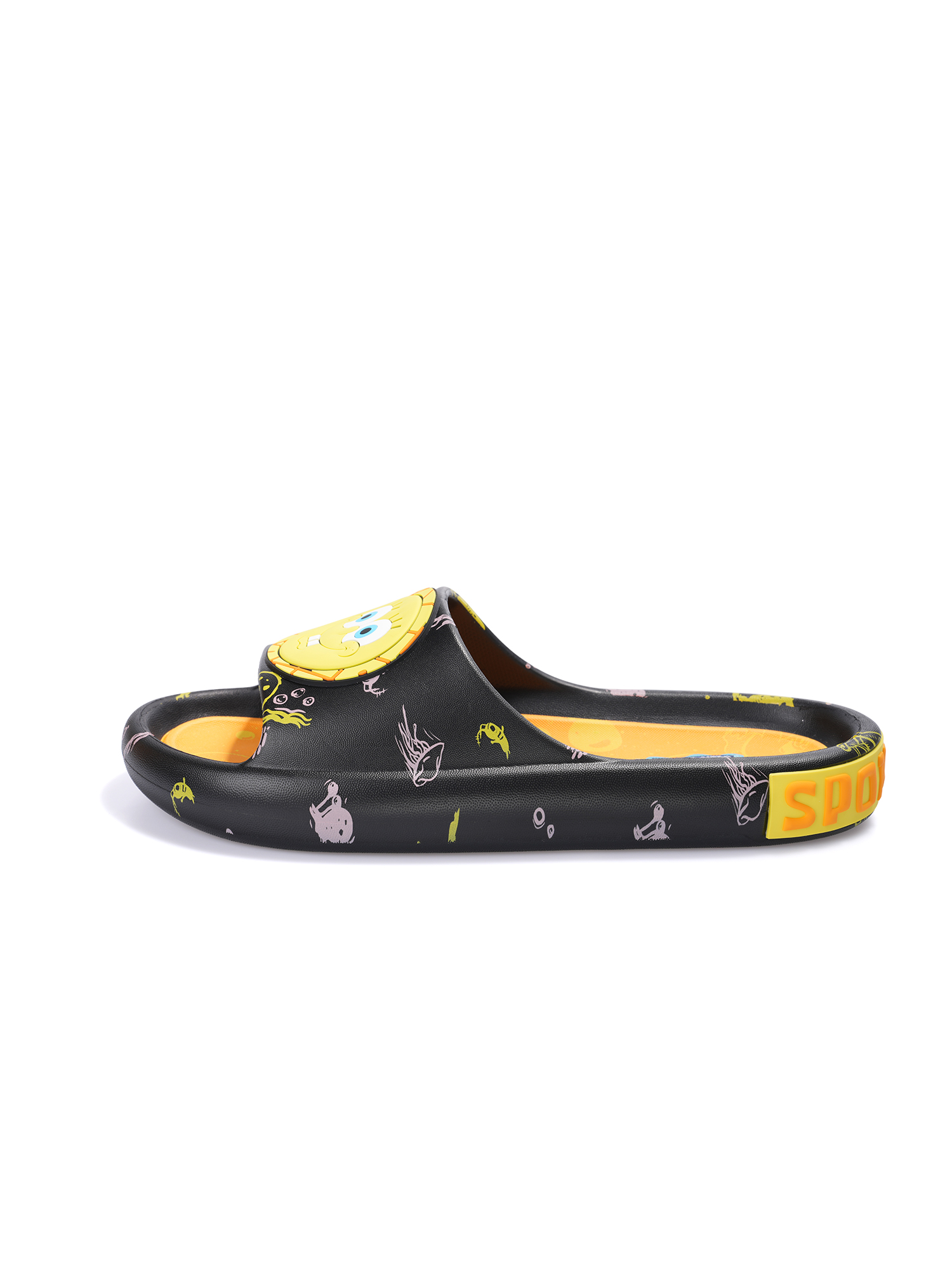 SpongeBob SquarePants Men's Character Slide Sandals photo 5