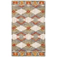 thumbnail image 4 of SAFAVIEH Trace Adrasteia Geometric Hexagons Wool Area Rug, Blue/Ivory, 4' x 6', 4 of 7
