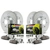 Power Stop Front and Rear Z26 Street Warrior Brake Pad and Rotor Kit K6921-26