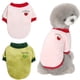 thumbnail image 1 of Paquete de 2 suéteres para perros, ropa para perros, abrigo para perros, chaqueta para perros pequeños o medianos, niño o niña (rosa + verde), 1 of 6
