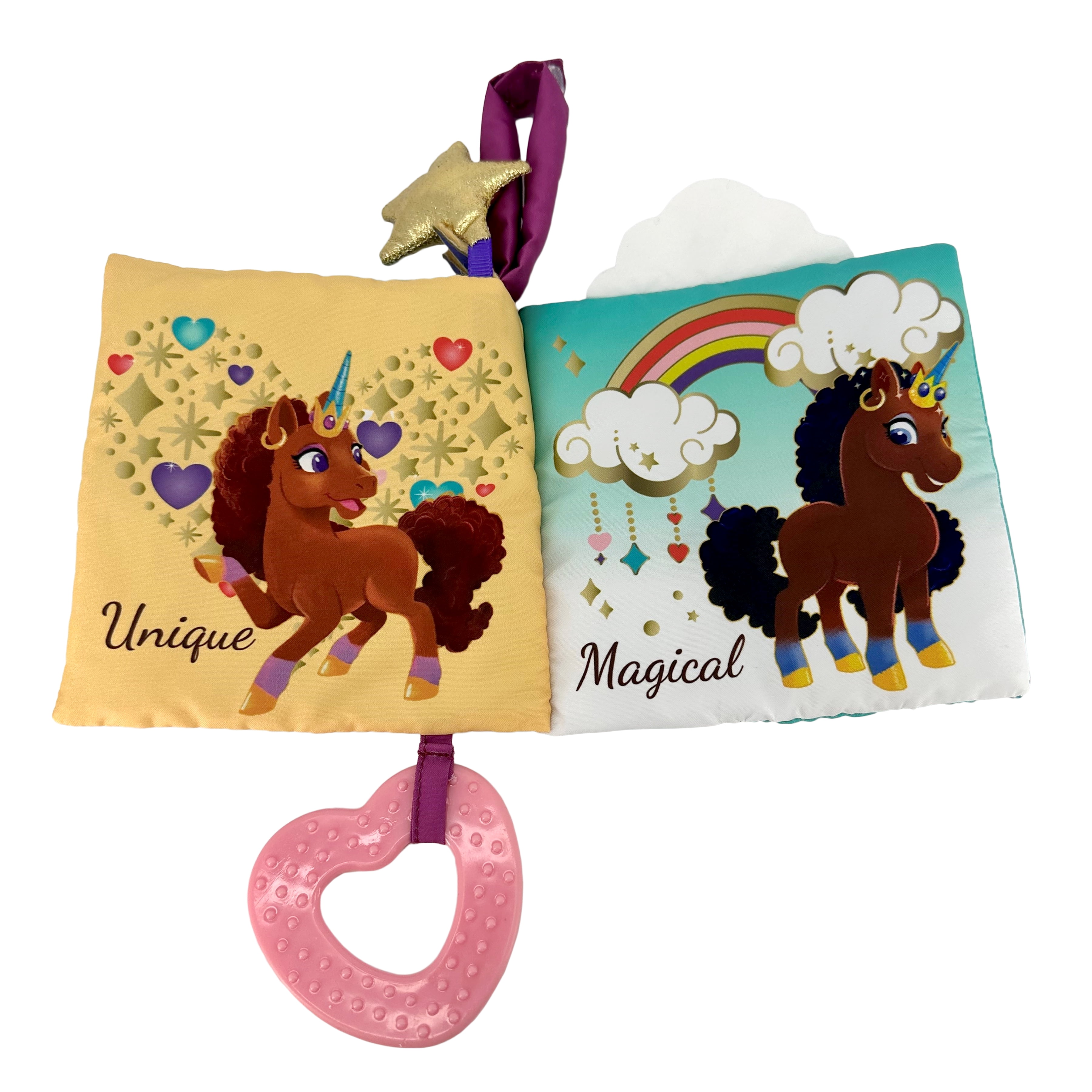 Afro Unicorn Soft Book