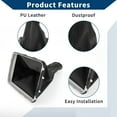 thumbnail image 6 of Unique Bargains No.5738393/93176450 Gear Shift Stick Gaiter for Opel Vectra C 006-2008 Gear Stick Knob Cover Boot Shift Cover Dustproof Leather 1 Pc Black, 6 of 6