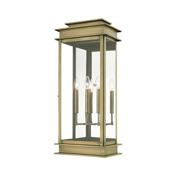 Livex Lighting - Princeton - 3 Light Extra Large Outdoor Wall Lantern In Classic
