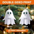 thumbnail image 2 of Adornos de Halloween para árbol de Navidad, adornos personalizados de fantasmas para Halloween, adornos colgantes de acrílico plano 2D para fiestas navideñas, decoración interior del hogar, para famil, 2 of 6