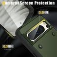 thumbnail image 3 of Decase Military-Grade for Google Pixel 8A Case,Heavy-Duty Drop Protection,Slim Hard Back Cover with Invisible Kickstand Rugged Shockproof Anti-Scratch Cover Case, Armygreen, 3 of 7