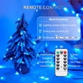 thumbnail image 2 of Fairy Lights JMEXSUSS 200 LED, 20 m, batería azul resistente al agua, 2 of 9