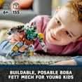 thumbnail image 4 of LEGO Star Wars Boba Fett Mech 75369 Buildable Star Wars Action Figure, this Posable Mech Inspired by the Iconic Star Wars Bounty Hunter Features a Buildable Shield, Stud Blaster and Jetpack, 4 of 9