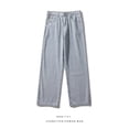 thumbnail image 6 of 2023 Spring New Straight Jeans For Men Korean Fashion Solid Color Classic Denim Men Trousers Basic Baggy Jeans For Women, 6 of 6