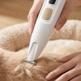 thumbnail image 4 of Pet Hair Grooming Tool with LED Light Electric Pet Hair Shaver Portable Quiet Clipper for Cats Dogs Professional Feet Hair Trimmer Safe Easy Grooming Tool for Home Use(as show,One Size), 4 of 6