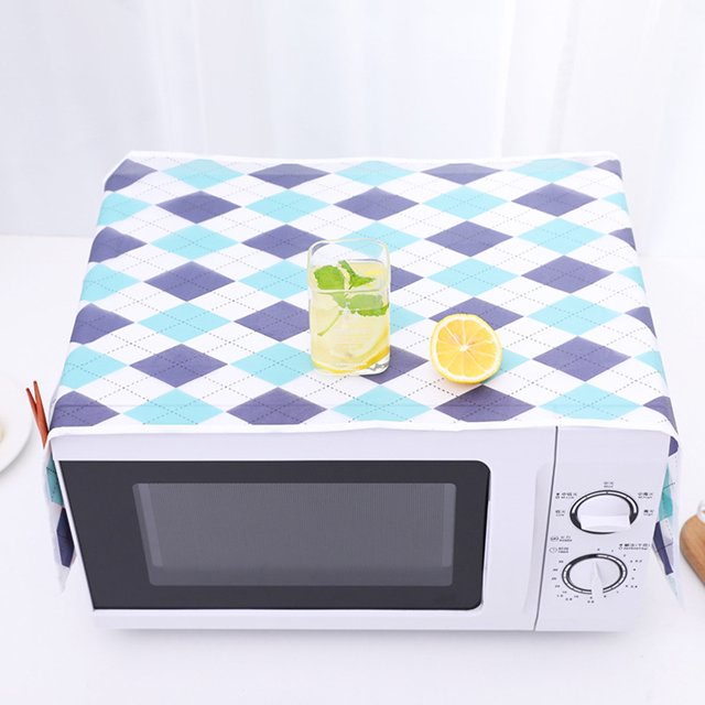 Moluckfu 2Ud Protector De Microondas Multi Bolsillos Para Mantener Utensilios Organizados