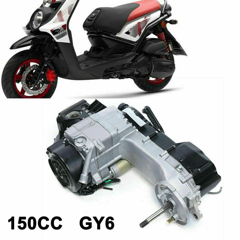 SHZICMY Complete Engine 4-Stroke 150CC GY6 Scooter ATV Go-Kart Motor CVT 11" Long Case
