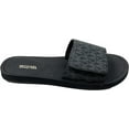 thumbnail image 2 of Michael Kors MK Signature Logo Print Wade Slide Black, 7M, 2 of 4