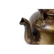 Hand Crafted Brass Kettle Table Clock