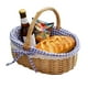 thumbnail image 3 of Wicker Woven Basket Hand Woven Wicker Storage Basket With Handle And Linen Cloth Lining Versatile Bread And Fruit Versatile Organizer For Home Party And Picnic, 3 of 7