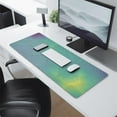 thumbnail image 2 of Extended Gaming Mouse Pad, Japanese Blue Wave XL, Non-Slip Rubber Base, Stitched Edge Desk Pad, 31.5 x 11.8 Inch, 2 of 7