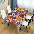 thumbnail image 3 of Yayeee Tablecloths for Rectangular Tables 60 x 108 inch Party Table Cover, Colorful Flowers Pattern, 3 of 6